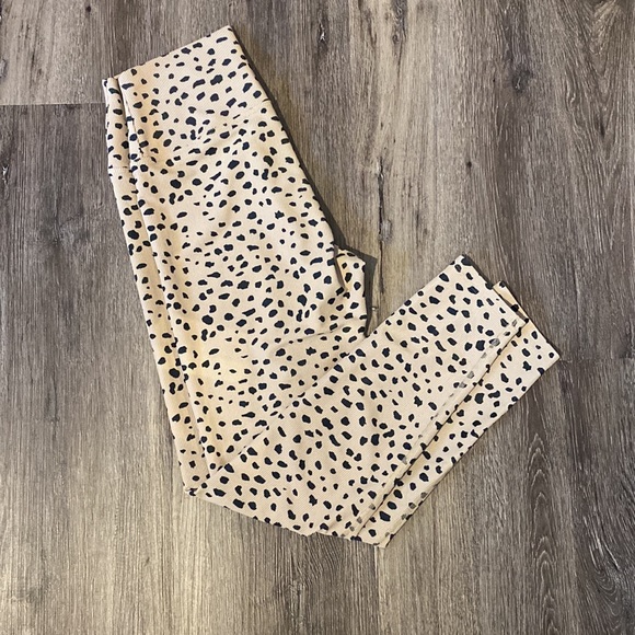 Beach Riot Ayla taupe spot leggings, sz L - Picture 12 of 13